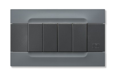 nea - Kadra monocrom rama ornamentala 4 mod tecnopolimero (plastic) seria Antracit Gri Berlin