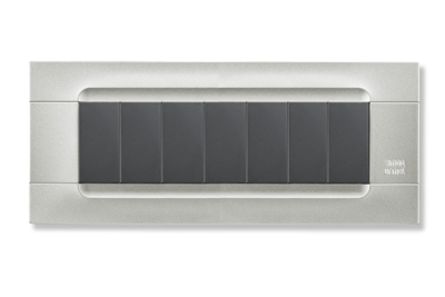 nea - Kadra monocrom rama ornamentala 7 mod tecnopolimero (plastic) Argintiu