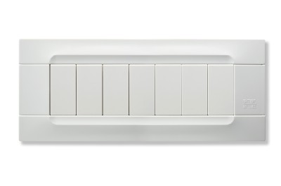 nea - Kadra monocrom rama ornamentala 7 mod tecnopolimero (plastic) seria Alb Alb Helsinki