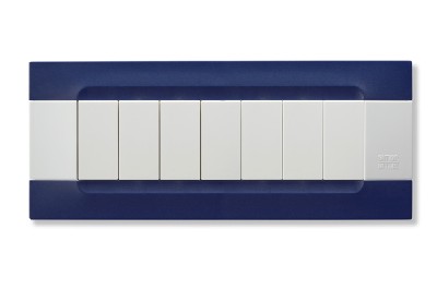 nea - Kadra monocrom rama ornamentala 7 mod tecnopolimero (plastic) seria Alb Albastru Sidney