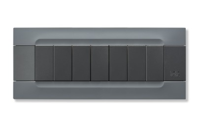 nea - Kadra monocrom rama ornamentala 7 mod tecnopolimero (plastic) seria Antracit Gri Berlin