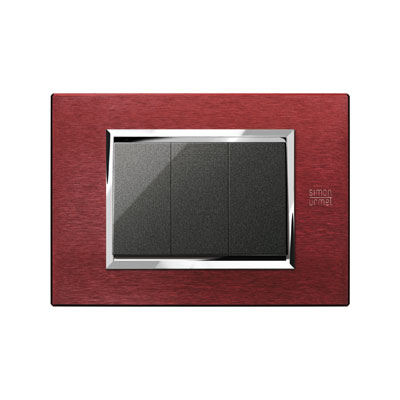 nea - Placa ornamentala 3M Aluminiu Rosu