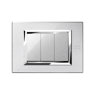 nea - Placa ornamentala 3M Metal Argintiu Mercur