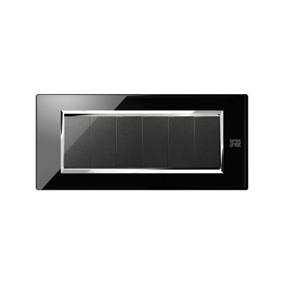 nea - Rama ornament 6M Sticla Negru Lava