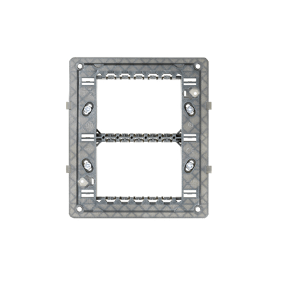 nea - Placa suport cu suruburi, 3+3 module Aparataj, Modular