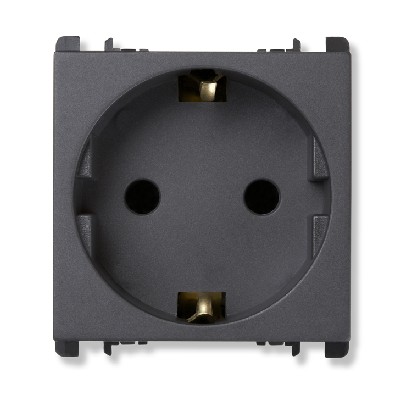 nea - Priza 2P+T 16A Germana Antracit