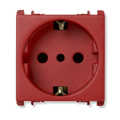 nea - Priza 2P+T 16A tip P30 Rosu Aparataj, Modular