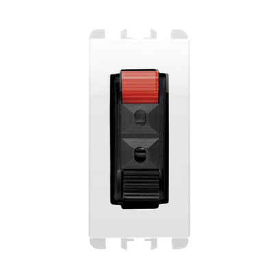 nea - Priza Hi-Fi pentru difuzor 1 mod,Alb Glaciar Aparataj, Modular