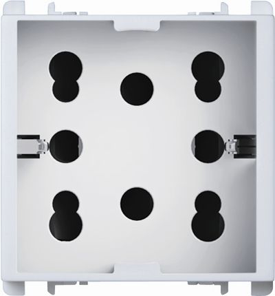 nea - Priza multistandard 1 Priza schuko, 2 derivatie Alb Aparataj, Modular