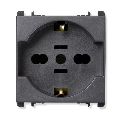 nea - Priza universala-Usa 10/16A Antracit Aparataj, Modular