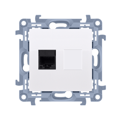 Priza RJ45 cat.5e, alb