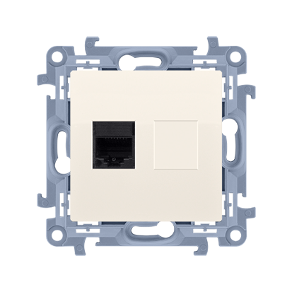 Priza RJ45 cat.5e, crem