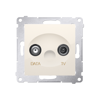 Priza TV-DATA, doua iesiri de tip 