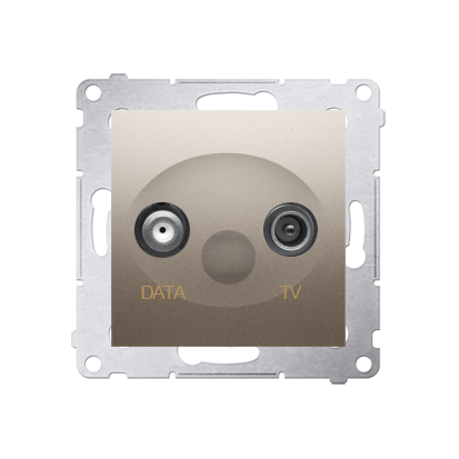 Priza TV-DATA, doua iesiri de tip 