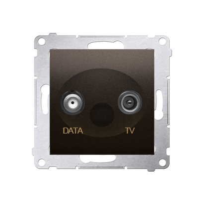 Priza TV-DATA, doua iesiri de tip 
