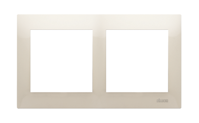 Rama dubla IP20 / IP44; crem