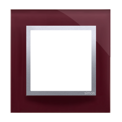 Rama simpla de sticla IP20/IP44(a se folosi cu DUN1 pentru IP44), visina putreda Aparataj, Standard German