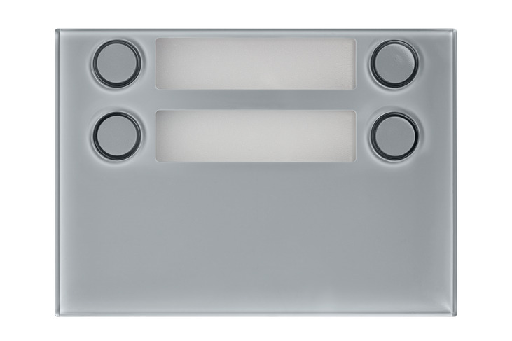 Rama gri ALPHA CU 4 butoane (2X2)