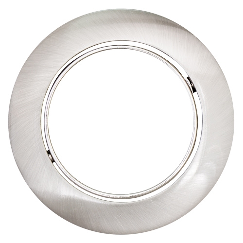 Rama incastrabila pentru spot, reglabila, corp NICHEL SATINAT, baza MR16