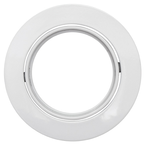 Rama incastrabila pentru spot, reglabila, corp alb, baza MR16