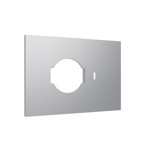 Ramă 3 module, kit P40+comutator, Lybra, tehnopolimer, aluminiu Urmet 27996.AL Modular, Seria LYBRA, Rame
