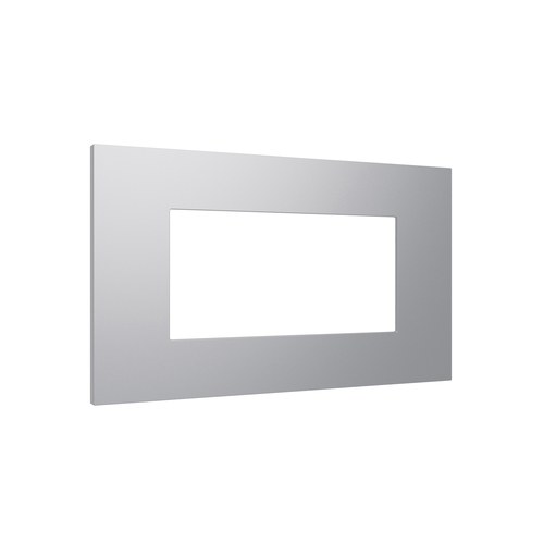 Ramă 4 module, Lybra, tehnopolimer, aluminiu Urmet 27804.AL Modular, Seria LYBRA, Rame