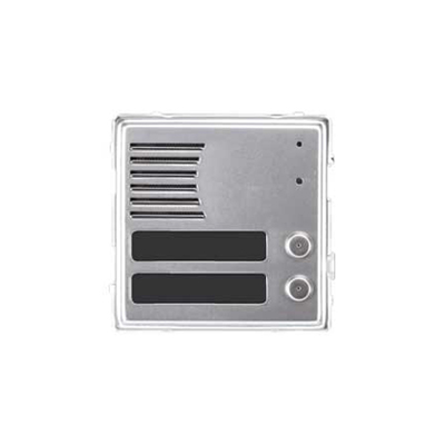 Panou SINTHESI S2 din aluminiu anodizat cu 2 butoane Interfonie, Interfoane cladiri, Module Sinthesi S2