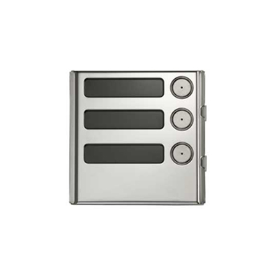 Panou Sinthesi Steel cu 3 butoane Interfonie, Interfoane cladiri, Module Sinthesi Steel