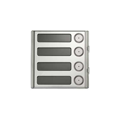 Panou Sinthesi Steel cu 4 butoane Interfonie, Interfoane cladiri, Module Sinthesi Steel