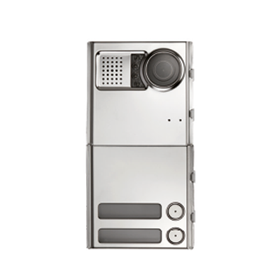 IPERCOM SINTHESI STEEL CAMERA MODULE 2 BUTOANE 60Hz - 2 MODULE Interfonie, Interfoane cladiri, Module Sinthesi Steel