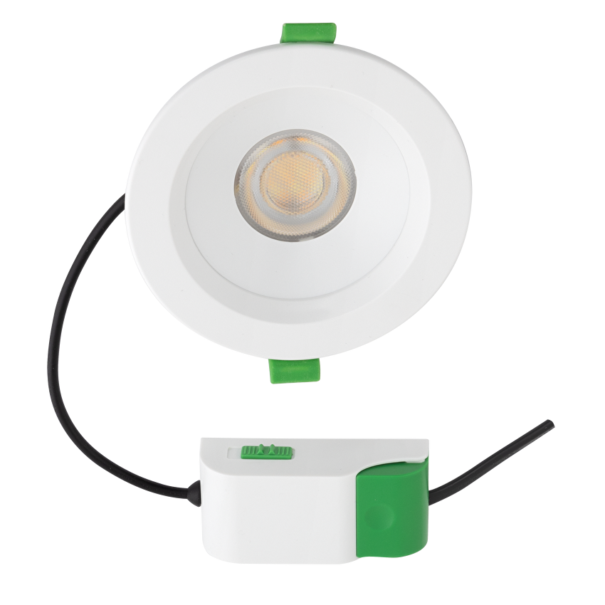 Spot LED incastrabil dimabil TRIAC, rotund, 10W, 60 ,3000K/4200K/6000K, 220-240V AC, IP44