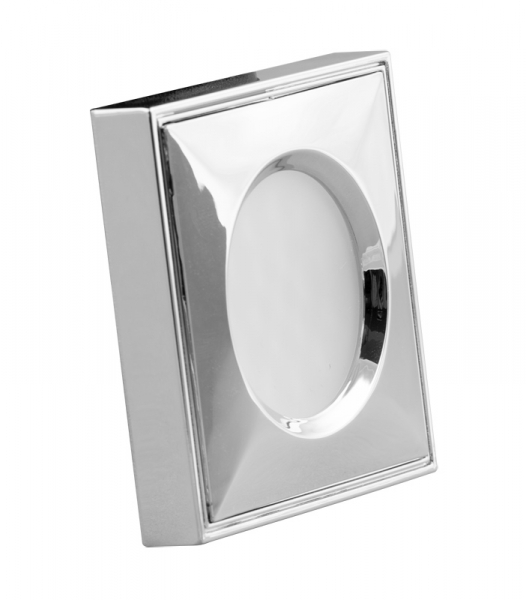 Spot mini LED PENTRU MOBILIER, cu rama, patrat, 1.5W, 4000K, corp cromat, LUMINA NEUTRA