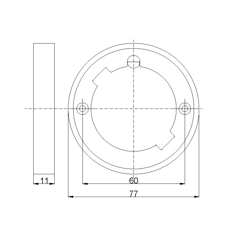 Spot mini LED PENTRU MOBILIER, cu rama, rotund, 1.5W, 4000K, corp ALB, LUMINA NEUTRA