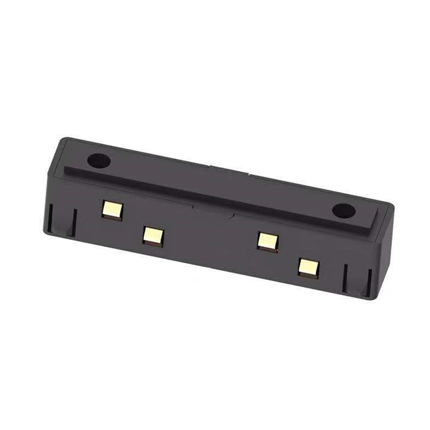 Conector Drept pentru Șină Magnetică M35/M20 Negru Optonica
