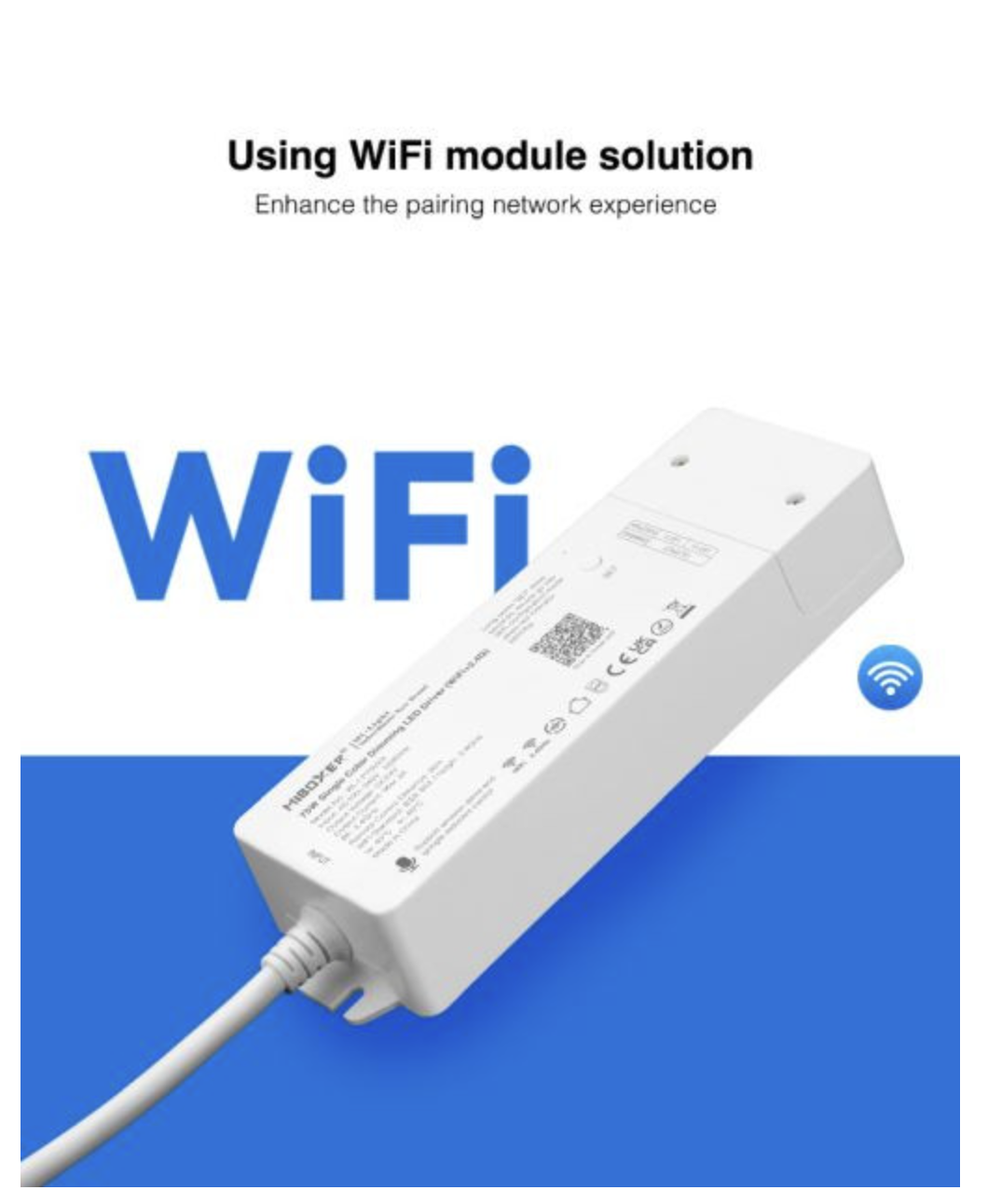 Sursa 75W 24V ?i Controler Smart Monocolor MiBoxer WIFI/BLUETOOTH/RF