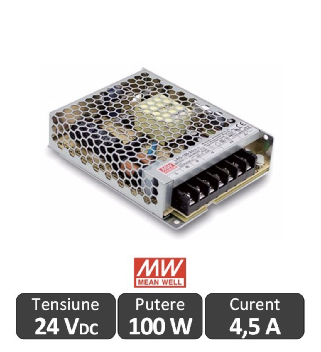 Sursa alimentare LED 100W 24V 4,5A