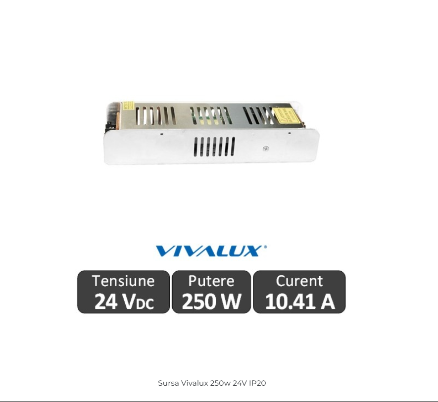 Sursa alimentare LED 250W 24V IP20