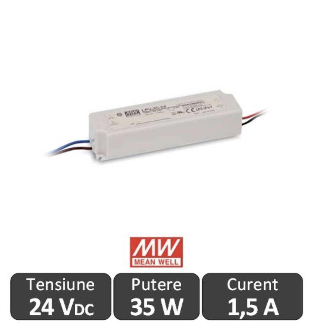 Sursa alimentare LED 35W 24V IP67