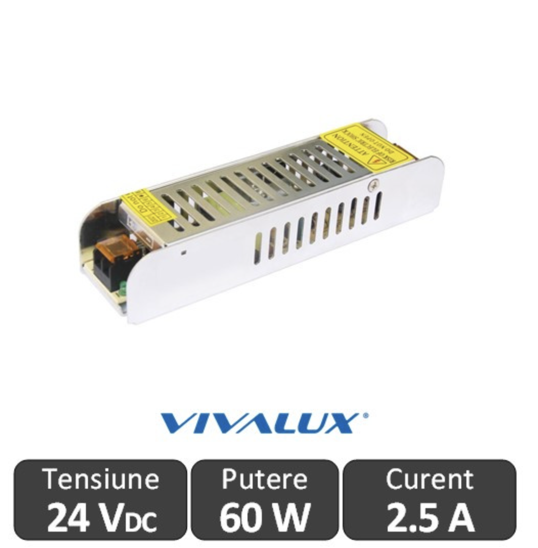 Sursa alimentare LED 60W 24V IP20