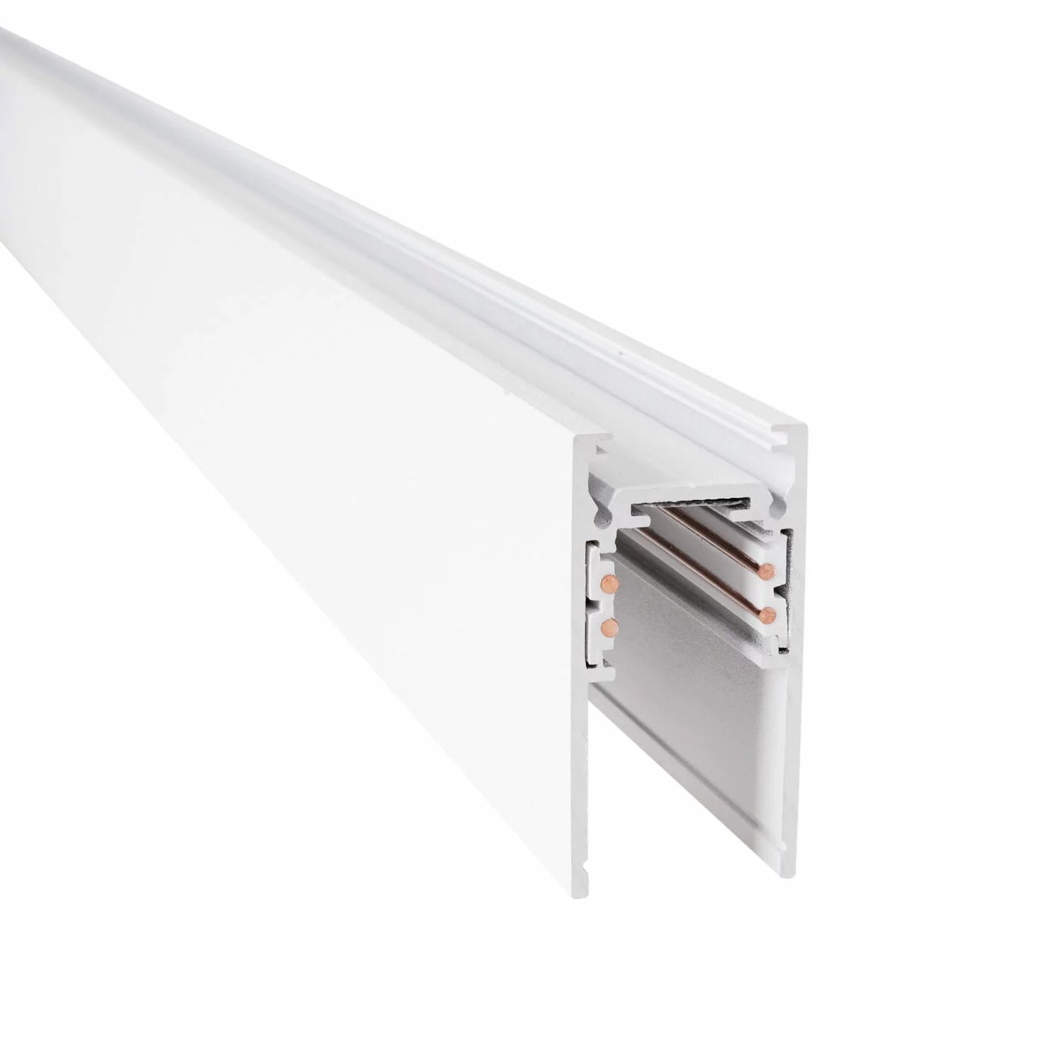 Șină magnetică aplicată cu profil înalt 2 m alb Maxlight MT0019