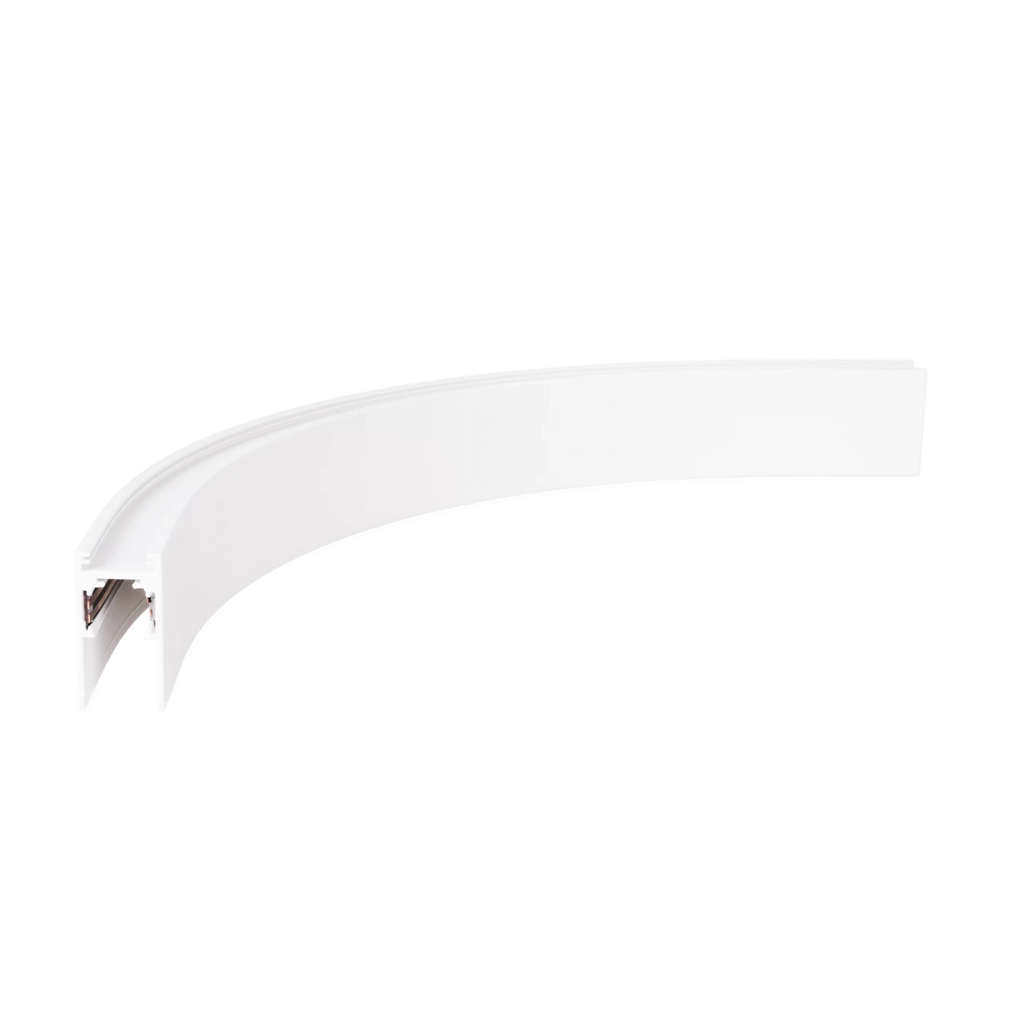 Șină magnetică aplicată cu profil înalt, arc alb Maxlight MT0037