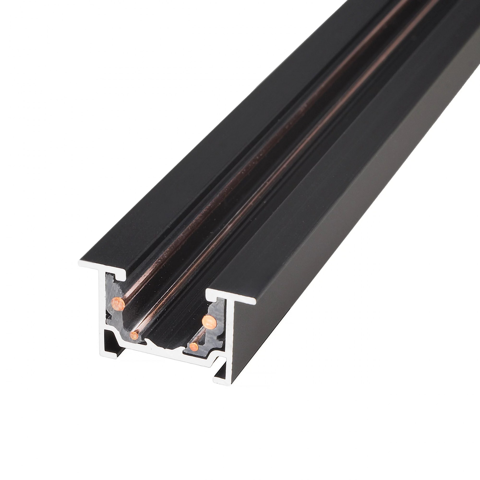Șină Micro11 încastrată cu arcuri negru Maxlight NT0011