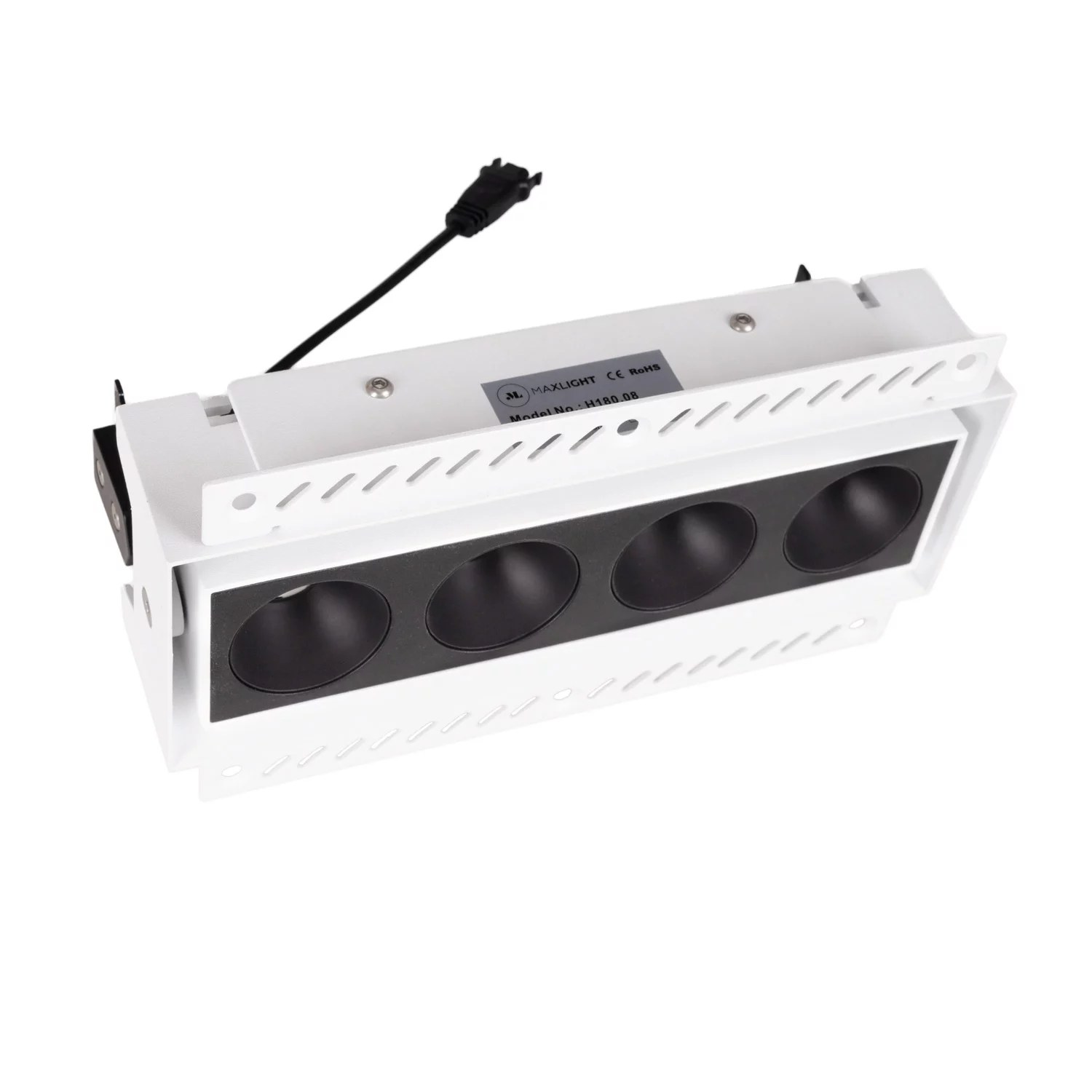 Spot încastrat Modular, se completează cu modulul HM180 și driverul HT180 alb Maxlight H180.08