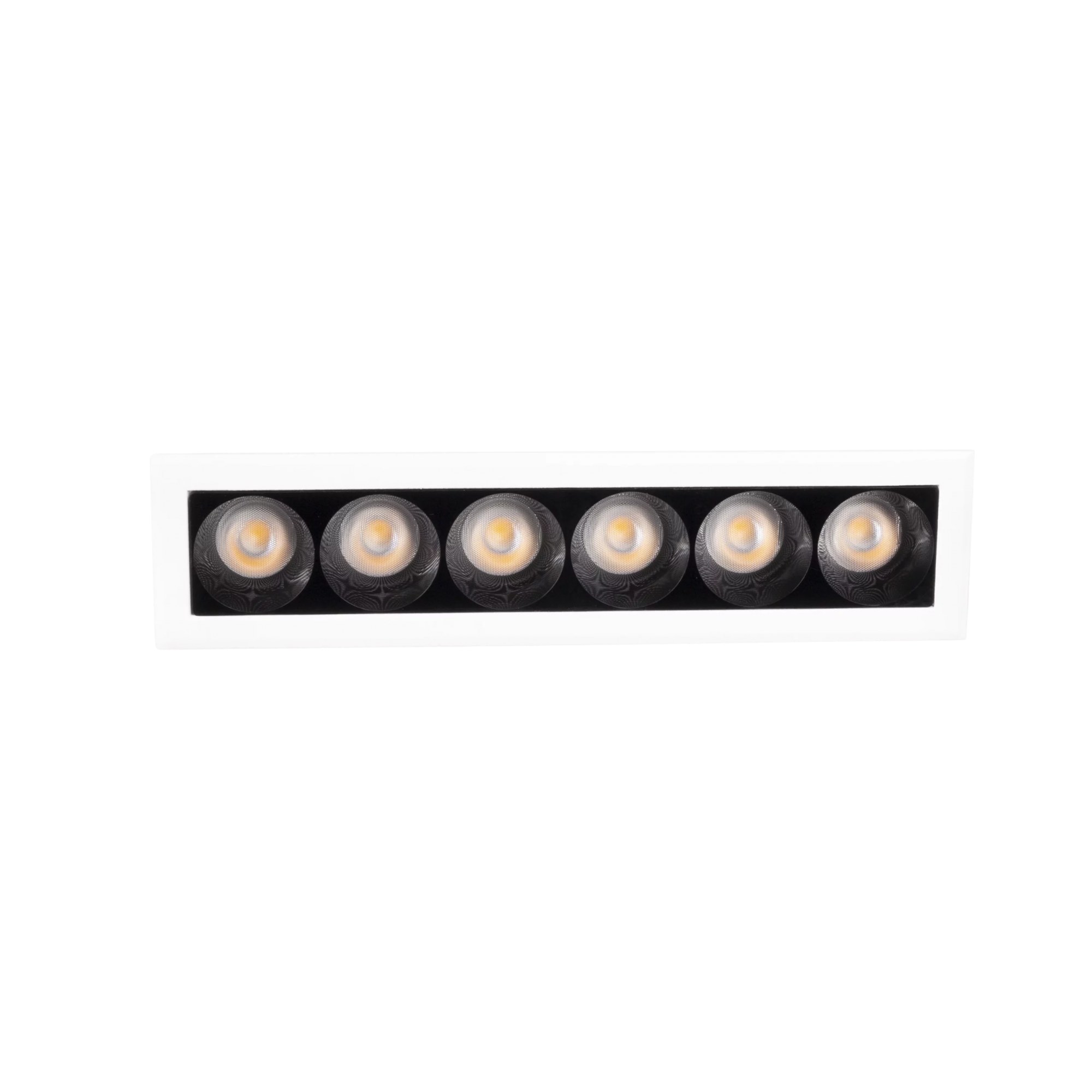 Spot încastrat X-line, se completează cu driverul HT0136 8W 560lm 3000K 36° alb + negru Maxlight H0136