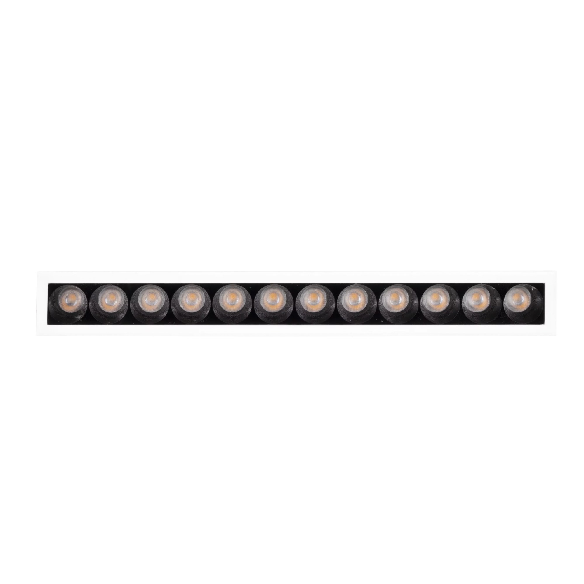 Spot încastrat X-line, se completează cu driverul HT0138 15W 1050lm 3000K 36° alb + negru Maxlight H0138