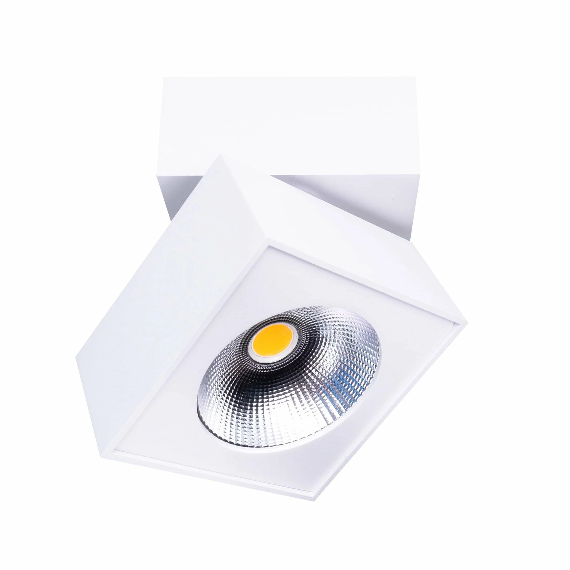 Spot LED aplicat Artu 15W 1000lm 3000K 90° alb Maxlight C0106