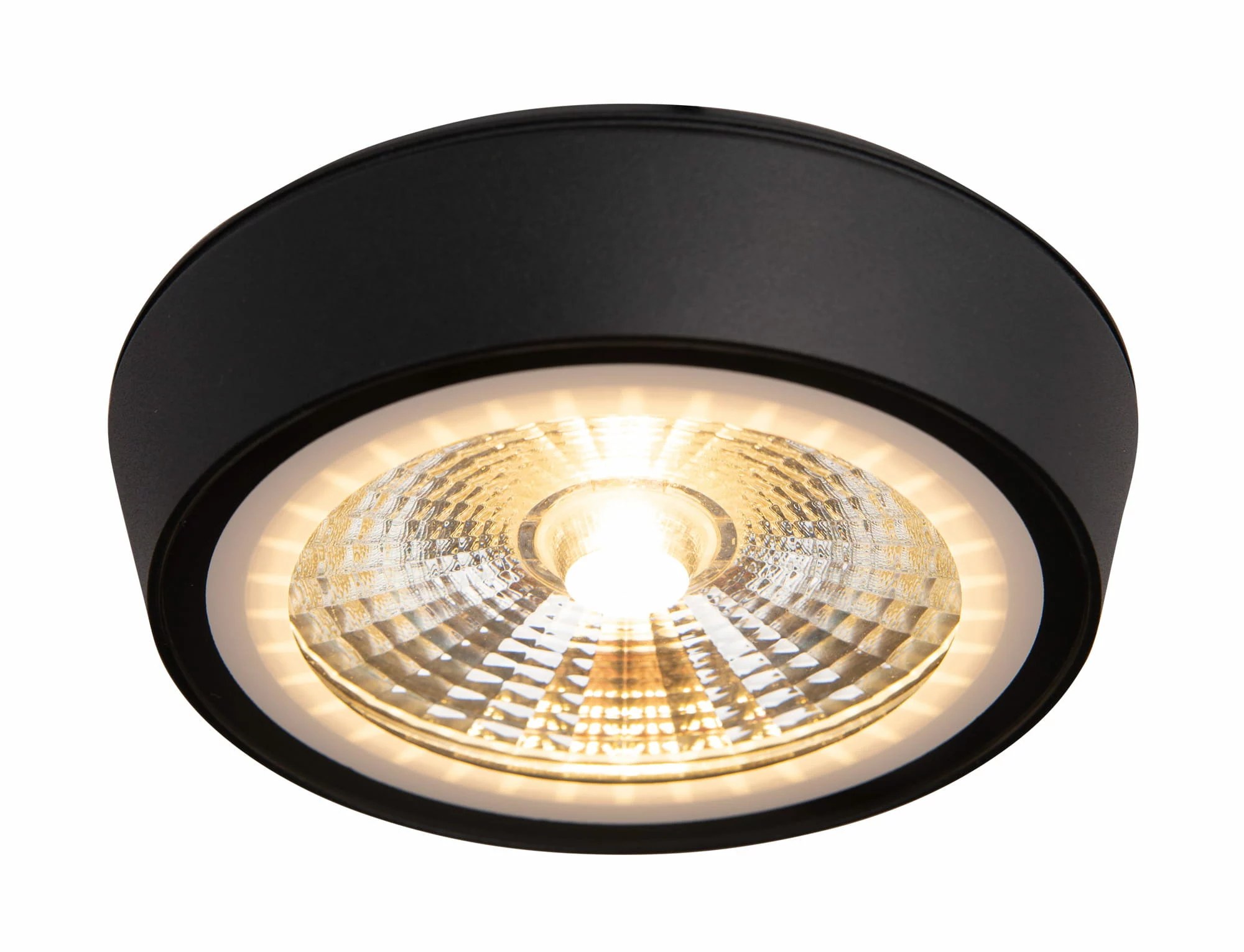 Spot LED aplicat Charon IP65 12W 766lm 3000K 30° dimabil Ø12,8cm negru Maxlight C0208