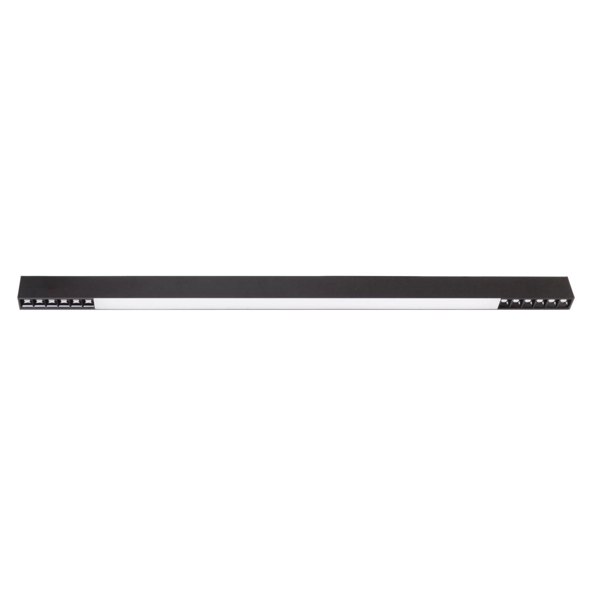 Spot LED aplicat RX 120 cm 30W 3000lm 3000K 48°+100° negru Maxlight C0260