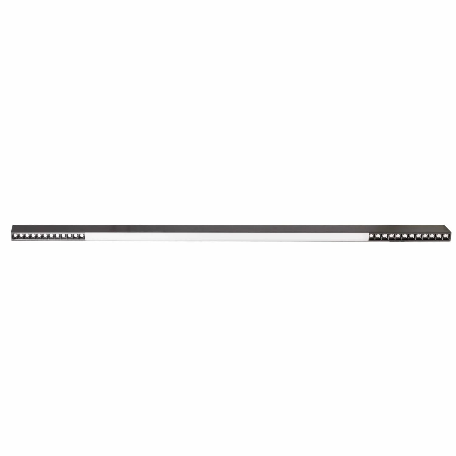 Spot LED aplicat RX 180 cm 60W 3600lm 3000K 48°+100° negru Maxlight C0262
