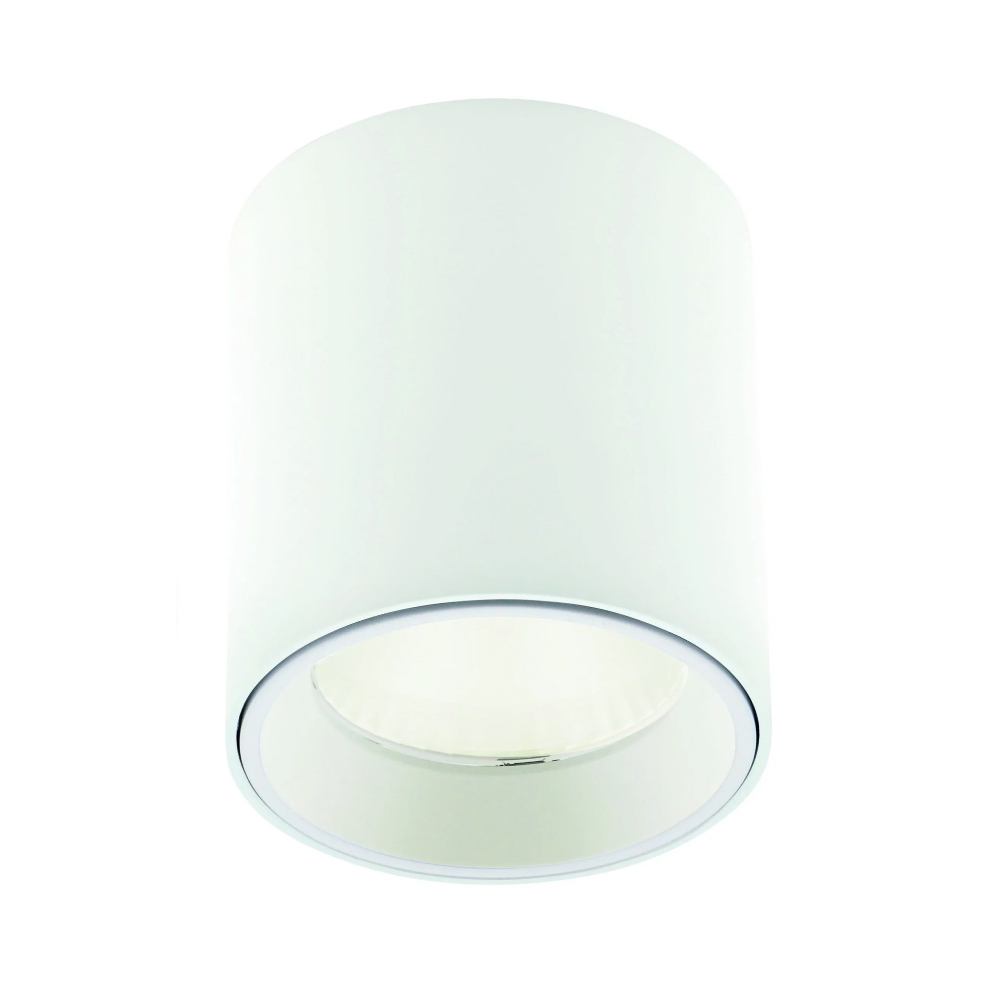 Spot LED aplicat Tub + inel decorativ RC0155/C0156 7W 572lm 3000K 35° dimabil alb Maxlight C0155